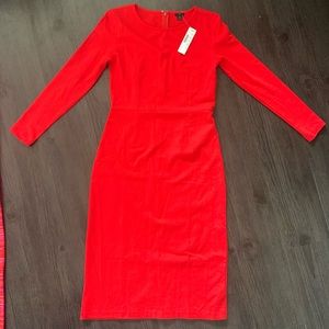 JCrew Red business dress